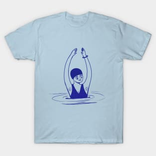 Aquatic Dance - Empowered girl in the pool T-Shirt